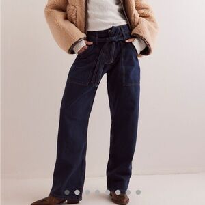 We the Free Blue Jay Belted Jean by Free People. Size 26. NWT, in original bag.